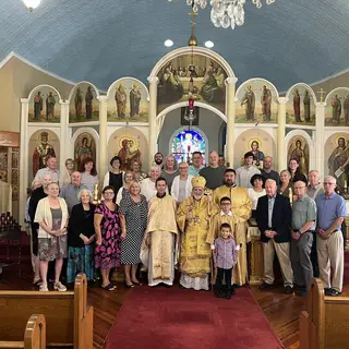 Arch Bishop Michael with St John's Orthodx Church, August 25th, 2024