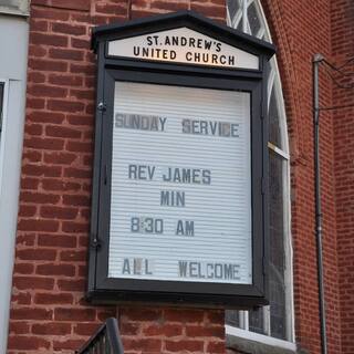 Our church sign