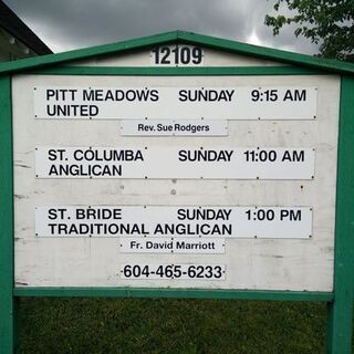 Pitt Meadows United Church sign