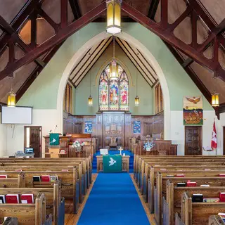 Trinity United Church interior - photo courtesy of Peter Law