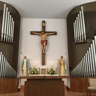 The altar at St. Rose of Lima