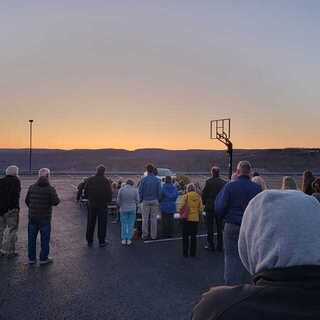 Easter sunrise service 2023