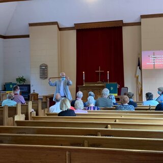 Service at Lawrence Memorial UMC