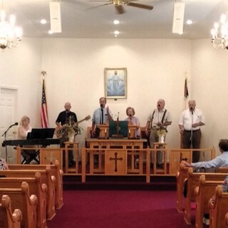 The Good Neighbor Quartet singing at Sulphur Springs Methodist Church