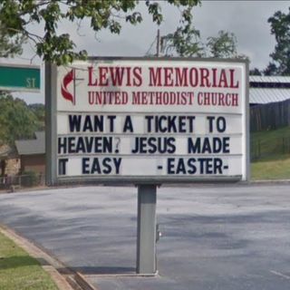 Want a ticket to Heaven? Jesus made it easy - Easter -