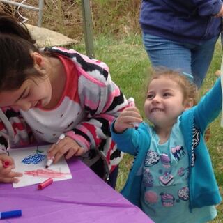 Mt. Calvary's bag painting booth 2016