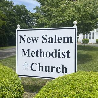 Our new church sign