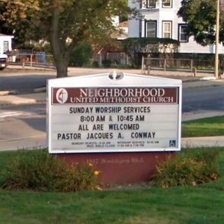 Neighborhood United Methodist Church sign