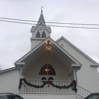 Luretta United Methodist Church at Christmas