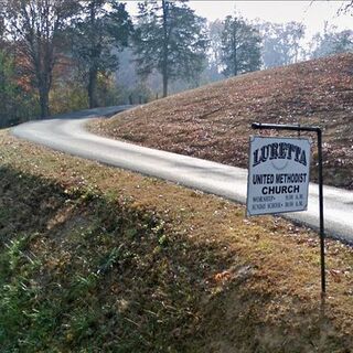 Luretta United Methodist Church sign