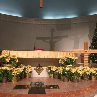 Sacred Heart at Christmas