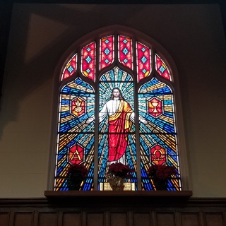 Stained glass window