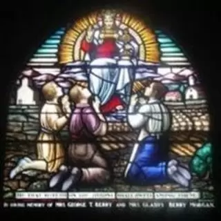 Memorial Window installed 1967