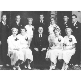 Confirmation 1935, Pastor Andrews