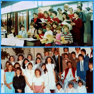 Choir singing at the Riverview Mall