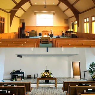 The sanctuary - old and new