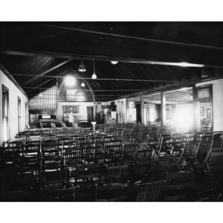 Inside the old Zion Chapel 1905