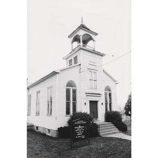 Methodist church as it stood in front  of the cemetary on Route 298.  (a house stands there now.)