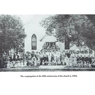 The congregation of Zoar Presbyterian Church at its 50th anniversary celebration in 1944