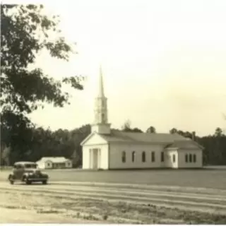 St. Anne Catholic Church back in the day when Ford Avenue (Highway 144) was a dirt road