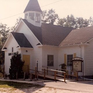 The old 'Irons Union Church' pre-fire, early 80's