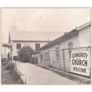 Early photo of Lister Street Community Bible Church of Cave Junction, Oregon