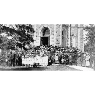 Confirmation on August 25th, 1913 - Archbishop Charles  Hugh  Gauthier, Father P.Corkery, &  Father Thomas O’Neill