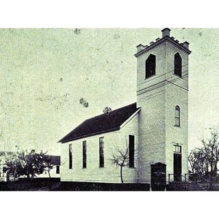 St. Johns Lutheran Church, which was removed and is now serving as a private dwelling