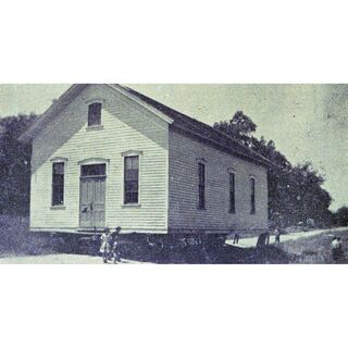 Moving School into Sebewaing, June 8, 1938