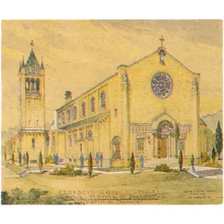 Church of Our Mother of Sorrows, 1940 - architect's rendering