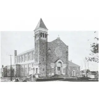 Church of Our Lady of Sorrows under construction, 1940