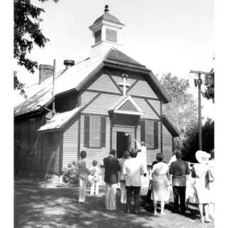 FR. AMBUSKE BLESSES HOLY CROSS - 1978