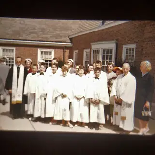 1950s confirmation class, Western Hills Class of 63 grads. J Peter Wagner was Minister