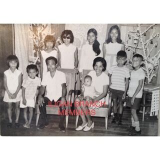 Iligan Branch Members - photo taken 1971/1972