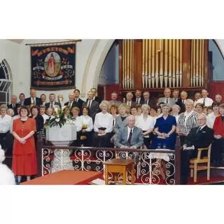 The choir at the 50th celebrations