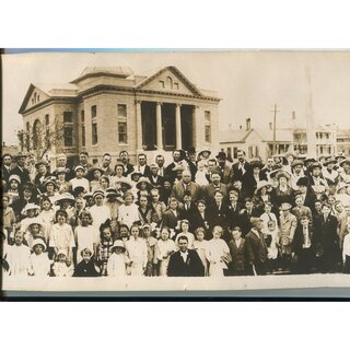 First Christian Church  Bonham 1912 - photo courtesy of Malinda Allison