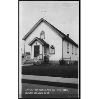 Our Lady of Victory church 1923 - photo courtesy of Teddie Wright