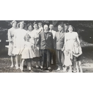 Baptism at Walter McFarlane's farm about 1950 ish