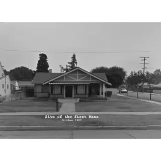 Site of the first mass - October 1927