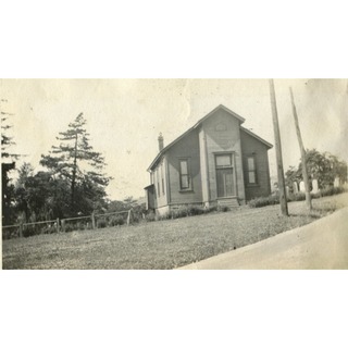 Early view of Blackburn United Methodist Church, Blackburn Road in Sewickley Heights. (Northland Library) - photo courtesy of Sewickley Valley Stories & More