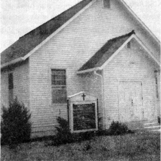 Historical photo of Martha's Chapel United Methodist Church in Cunningham, TN