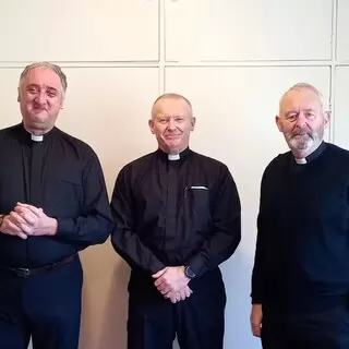 Father Sean Neylan, Deacon Peter Barrigan and Deacon Neil Haggerstone