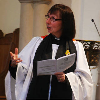 Priest-in-Charge Rev Canon Lyn Wortley