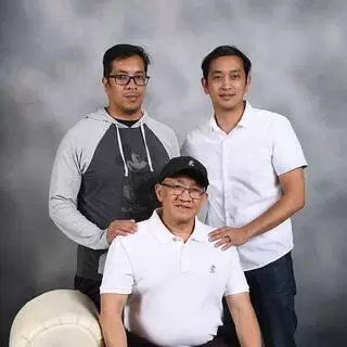 Rev. Gil L. Aranda and sons