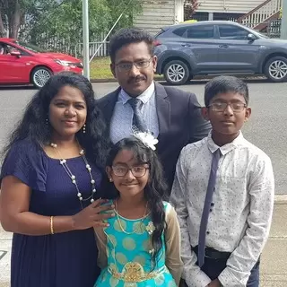 Pastor Emmanuvel Jhonly and family