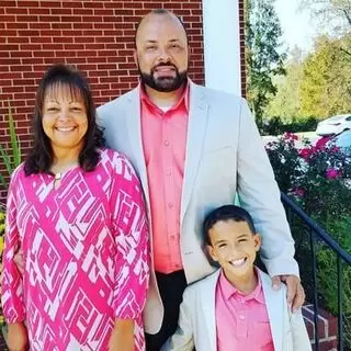 Pastor Richard Barnes and family