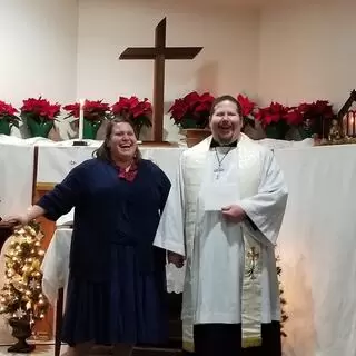 Pastor Jakob Berger and Kaelene Berger