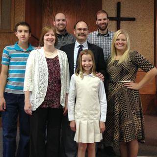 Pastor Collin McClure and family