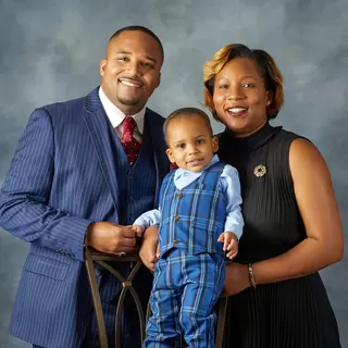 Pastor Julian Armand Cook and family