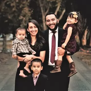 Pastor Bruce Mejia and family